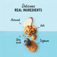 Purely Elizabeth Vanilla Blueberry Almond Cereal ingredients highlight premium grains