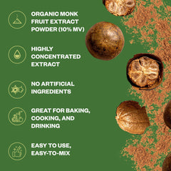 Purisure Monk Fruit Extract scoop enables easy, precise portioning in recipes.