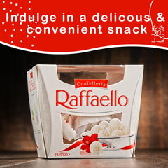Purpalia Raffaello individually wrapped confections ideal for sharing.