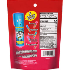 Push Pop Jumbo blue raspberry lollipop offering bold on-the-go flavor.