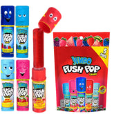 Push Pop Jumbo strawberry lollipop for on-the-go snacking.