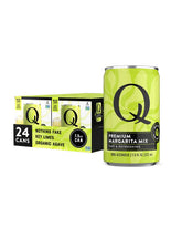 Q MIXERS real key limes highlight a bright, tangy margarita base.