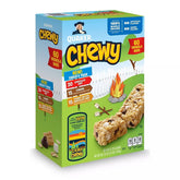 Quaker Camp Chewy granola bars variety pack box ideal for family snacks