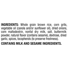 Quaker Gluten-free rice cakes product shot showing label.