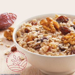Quaker Instant Oatmeal ingredients reveal fiber-rich, whole grains.