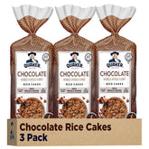 Quaker Large Rice Cakes Chocolate pack-front, ready-to-snack option for on the go