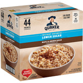 Quaker Lower Sugar Maple & Brown Sugar packets for quick breakfasts