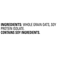 Quaker Protein Oats with no artificial flavors or preservatives label