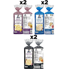 Quaker Rice Cakes White Cheddar pack—savory gluten-free bite.