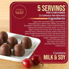 Queen Anne cordial cherry with creamy center for an indulgent treat.