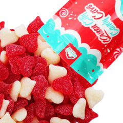 QUEEN CITY CANDY CAVE cherry strawberry banana heart shape for playful fun