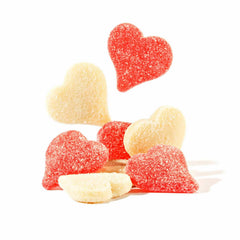 QUEEN CITY CANDY CAVE cherry heart candies for bowls and gifts
