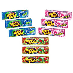 QUEEN JAX Hubba Bubba Max Variety Pack nine-packs for bold, playful chewing