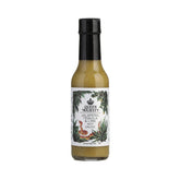 Queen Majesty Jalapeño Tequila Lime hot sauce bottle-front—bold citrus heat for seafood and tacos.