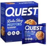 Quest Blueberry Muffins pack shot: protein snack ready for on-the-go fueling.