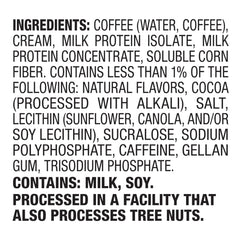 Quest Mocha Latte pour shot reveals creamy latte texture.