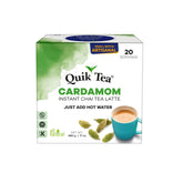 QuikTea Cardamom Chai Latte sachet ready for a quick, comforting cup