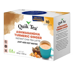 Quik Tea Darjeeling Assam aroma blend close-up highlighting premium tea scents