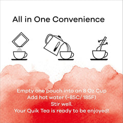 QuikTea spiced masala blend aroma enhances morning ritual