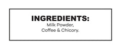 QuikTea QuikCafé Madras ingredients close-up highlighting natural, preservative-free blend.