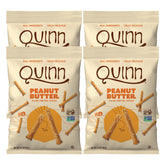 Quinn Peanut Butter Filled Pretzel Sticks with crisp exterior, creamy center, a satisfying on-the-go snack