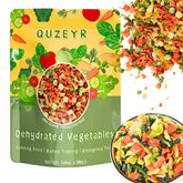 Quzeyr seven-vegetable blend for ramen topping adds savory texture and nutrition.
