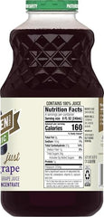 R.W. Knudsen Just Concord Grape Juice being poured to flavor smoothies naturally.