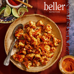 Everything Savory paprika seasoning in a bowl ready to season meats and vegetables