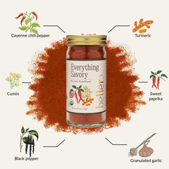 Power Pantry Everything Savory paprika close-up reveals vibrant color and organic ingredients