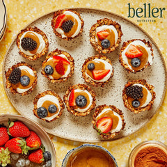 Rachel Beller's Power Pantry Golden Breakfast jar closeup shows organic cinnamon