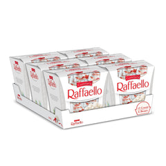 Raffaello almond coconut candy close-up showing almond center and coconut flakes for gifting