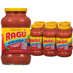 RAGÚ Old World Style with Meat jar ready for quick weeknight pasta dinners