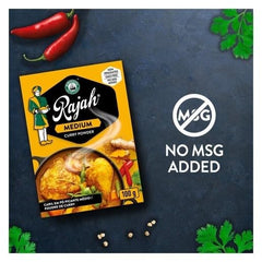 Rajah Medium Curry Powder bowl-dish captures warm hues and inviting aroma.