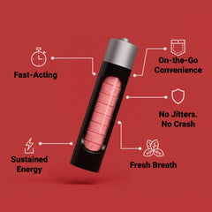 Rally Energy mints provide refreshing breath and alertness after meals.