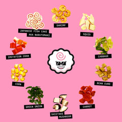 Ramen Bae dried toppings in a bowl ready to upgrade soups