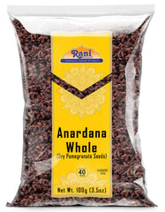Rani Anardana dry seeds closeup showing natural, preservative-free quality.