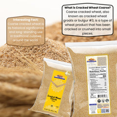 Rani cooked wheat close-up showcases inviting nutty scent and texture