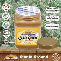Rani Cumin Powder in bowl, elevates soups and stews with warm notes