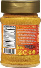 Rani Curry Powder Mild jar rear view with label details
