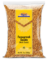 Rani Fenugreek seeds in a bowl for authentic curries and aroma