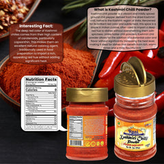Rani Kashmiri Chilli Powder jar being poured in kitchen