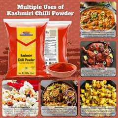 Rani Kashmiri powder color swatch shows rich red hue