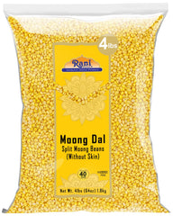 Rani Moong Dal bulk bag for easy bulk buying and pantry storage.