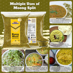 Rani Moong Whole rinsing bowl for easy prep before cooking
