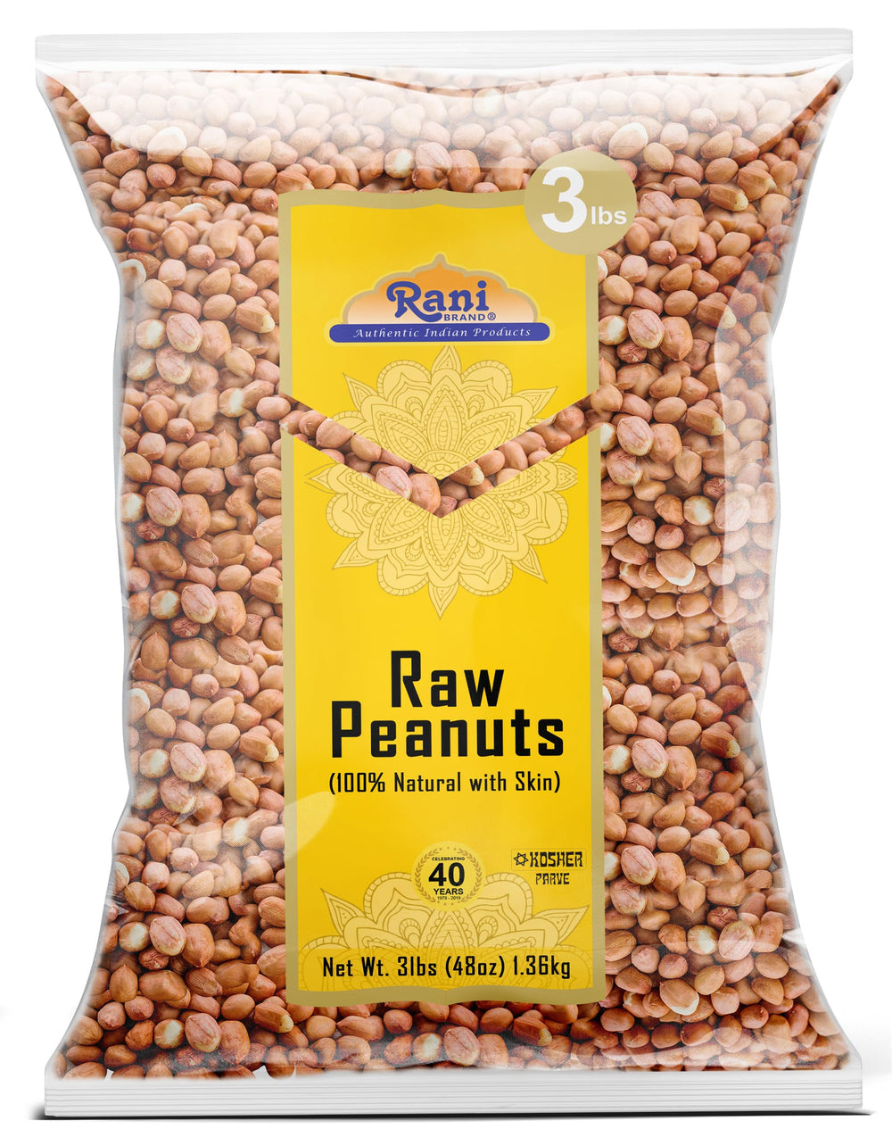 Rani Peanuts raw whole with skin bulk image — ideal for roasting and baking.