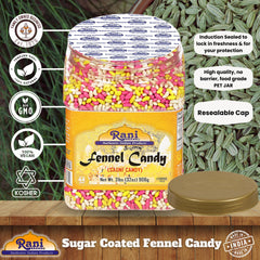 Rani sugar coated fennel candy serving bowl for sharing and tasting