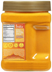 Rani Turmeric Haldi powder close-up highlights rich texture and premium quality.