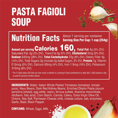 Rao's Pasta Fagioli with ditalini pasta visible in pot, quick meal