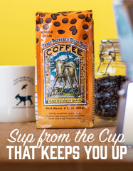 Raven's Brew air-roasted coffee beans for a cleaner, vibrant cup