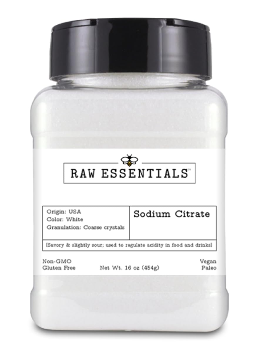 Raw Essentials Sodium Citrate bottle ready for emulsions and sauces